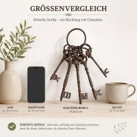 Dekorativer Schlüsselbund aus Gusseisen – Vintage Deko mit antiken Schlüsseln