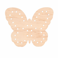Blumensammler Schmetterling aus Holz –...