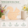 Blumensammler Eichhörnchen aus Holz – Blumenstecker für 31 Blüten, 15,3 cm