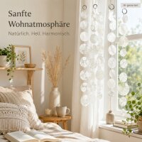 Capiz Girlande Weiß 180cm Perlmuttweiß - Muschel Hängedekoration