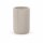 SAMOS Zahnputzbecher Taupe aus Polyresin mit geripptem Design