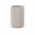 SAMOS Zahnputzbecher Taupe aus Polyresin mit geripptem Design