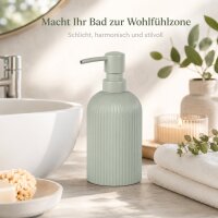 SAMOS Seifenspender in Mintgrün aus Polyresin, 330 ml
