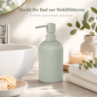 SAMOS Seifenspender in Mintgrün aus Polyresin, 330 ml