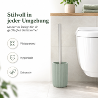 SAMOS WC-Garnitur in Mint aus Polyresin