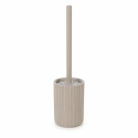 SAMOS WC-Garnitur in Taupe aus Polyresin