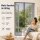 Fliegengitter 2er Set 60 x 210 cm Anthrazit mit Klettband