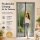 Fliegengitter 2er Set 60 x 210 cm Anthrazit mit Klettband