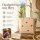 Rice Handgefertigte Raffia Tasche mit roten Herzen – Natur Shopper ca. 28 x 30 x 18 cm