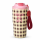 RICE Thermobecher Check Me Out 550 ml – kariert in Pink & Braun