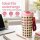 RICE Thermobecher Check Me Out 550 ml – kariert in Pink & Braun