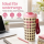 RICE Thermobecher Check Me Out 550 ml – kariert in Pink & Braun