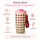 RICE Thermobecher Check Me Out 550 ml – kariert in Pink & Braun