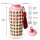 RICE Thermobecher Check Me Out 550 ml – kariert in Pink & Braun