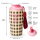 RICE Thermobecher Check Me Out 550 ml – kariert in Pink & Braun