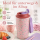 RICE Thermobecher Swan in Paris 550 ml – rosa Schwan-Print