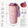RICE Thermobecher Swan in Paris 550 ml – rosa Schwan-Print