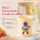 RICE Kinderbecher aus Melamin 150 ml – gelb mit Bärenmotiv ROCK