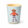 Melamin Kinderbecher 150ml Blau Himmelblau - kleiner Becher mit Affe