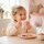 RICE Melamin Kinderbecher mit Einhorn-Motiv, rosa, 150 ml