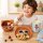 RICE Melamin Kinderteller mit Affenmotiv – matt, BPA-frei, Ø 19 cm