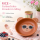 RICE Melaminschale Bär mit blauer Brille – 350 ml Schale aus BPA-freiem Melamin
