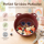 RICE Melaminschale Bär mit Sternbrille – 350 ml Schale aus BPA-freiem Melamin