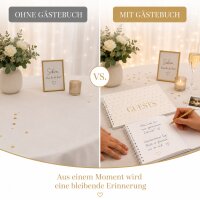 Gästebuch Hochzeit 100 Seiten - 24 x 24 cm