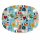 RICE Melamin-Tablett „Paris Mon Amour“ – 30 x 21,5 cm