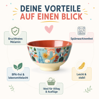 RICE Melaminschale „Paris Mon Amour“ – 300 ml