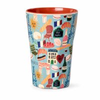 RICE großer Melaminbecher „Paris Mon Amour“ – 400 ml