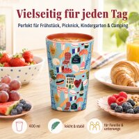 RICE großer Melaminbecher „Paris Mon Amour“ – 400 ml