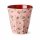 RICE Melaminbecher Swan Print rosa 250 ml – Kinderbecher mit Schwanenmotiv