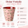 RICE Melaminbecher Swan Print rosa 250 ml – Kinderbecher mit Schwanenmotiv