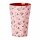 RICE großer Melaminbecher Swan Print rosa 400 ml – Kinderbecher mit Schwanenmotiv