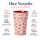 RICE großer Melaminbecher Swan Print rosa 400 ml – Kinderbecher mit Schwanenmotiv