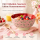 RICE Melaminschale Swan Print rosa 700 ml – Schale mit Schwanenmotiv