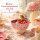 RICE kleine Melaminschale Swan Print Pink 300 ml – rosa Schale mit Schwanenmotiv