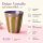 RICE Medium Melaminbecher Streifenmuster olivgrün rosa lila – 250 ml