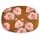 RICE rechteckiger Melaminteller Fiesta Rose braun rosa – 30 cm