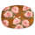 RICE rechteckiger Melaminteller Fiesta Rose braun rosa – 30 cm