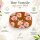 RICE rechteckiger Melaminteller Fiesta Rose braun rosa – 30 cm