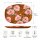 RICE rechteckiger Melaminteller Fiesta Rose braun rosa – 30 cm