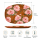 RICE rechteckiger Melaminteller Fiesta Rose braun rosa – 30 cm