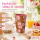 RICE großer Melaminbecher Fiesta Rose braun rosa – 400 ml