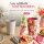 RICE großer Melaminbecher Fiesta Rose braun rosa – 400 ml