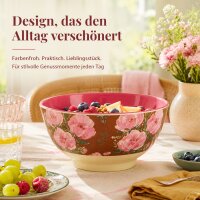RICE Medium Melaminschale Fiesta Rose braun rosa – 700 ml