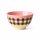 RICE Kleine Melaminschale Check Me Out braun rosa – 300 ml