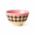 RICE Kleine Melaminschale Check Me Out braun rosa – 300 ml