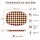 RICE Melaminteller „Check Me Out“ 30 x 21,5 cm – kariert in Rosa/Braun
